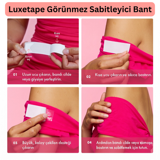 LUXETAPE Görünmez Dekolte Sabitleyici