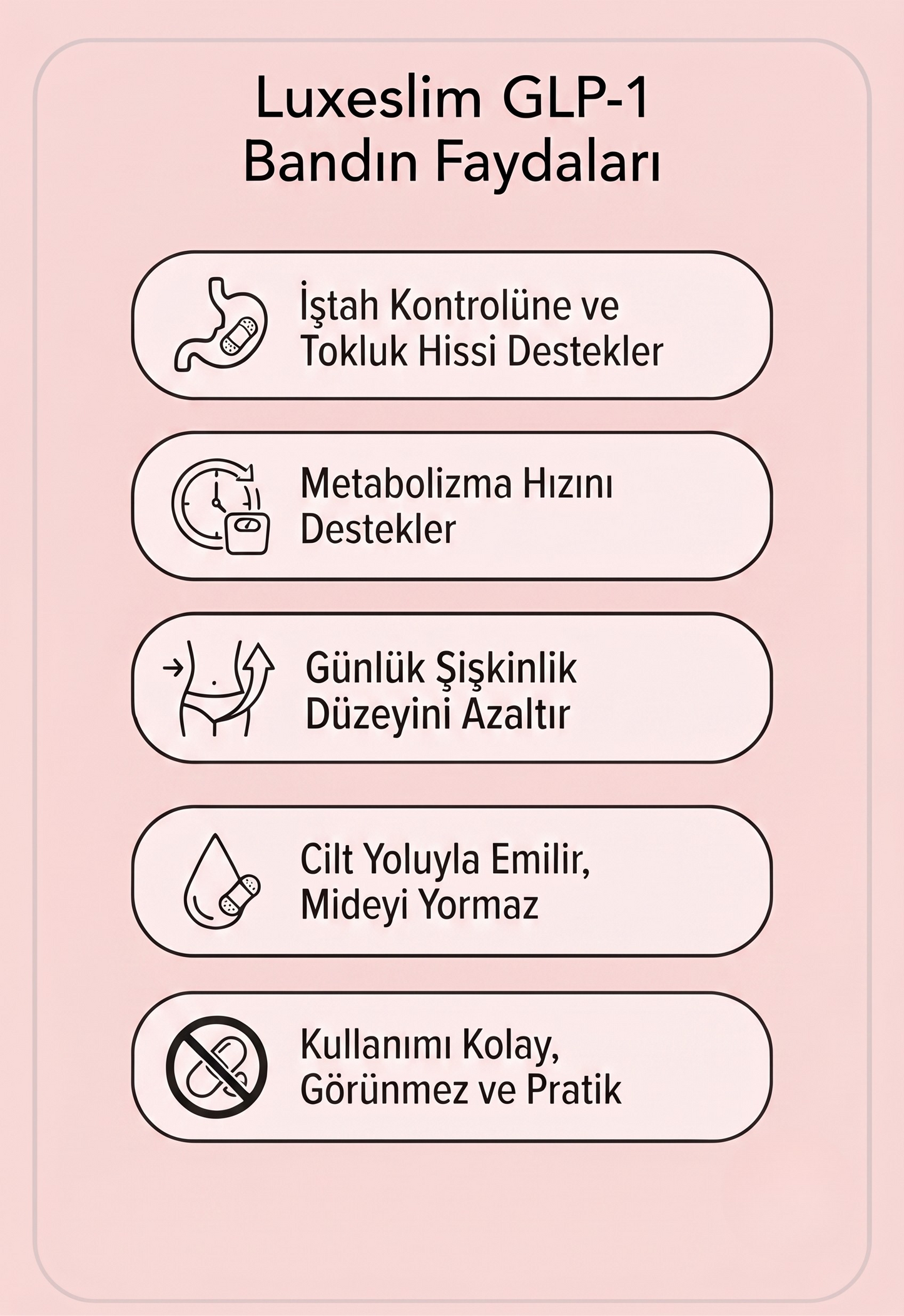 Luxeslim Yağ Yakımını Destekleyici Bant