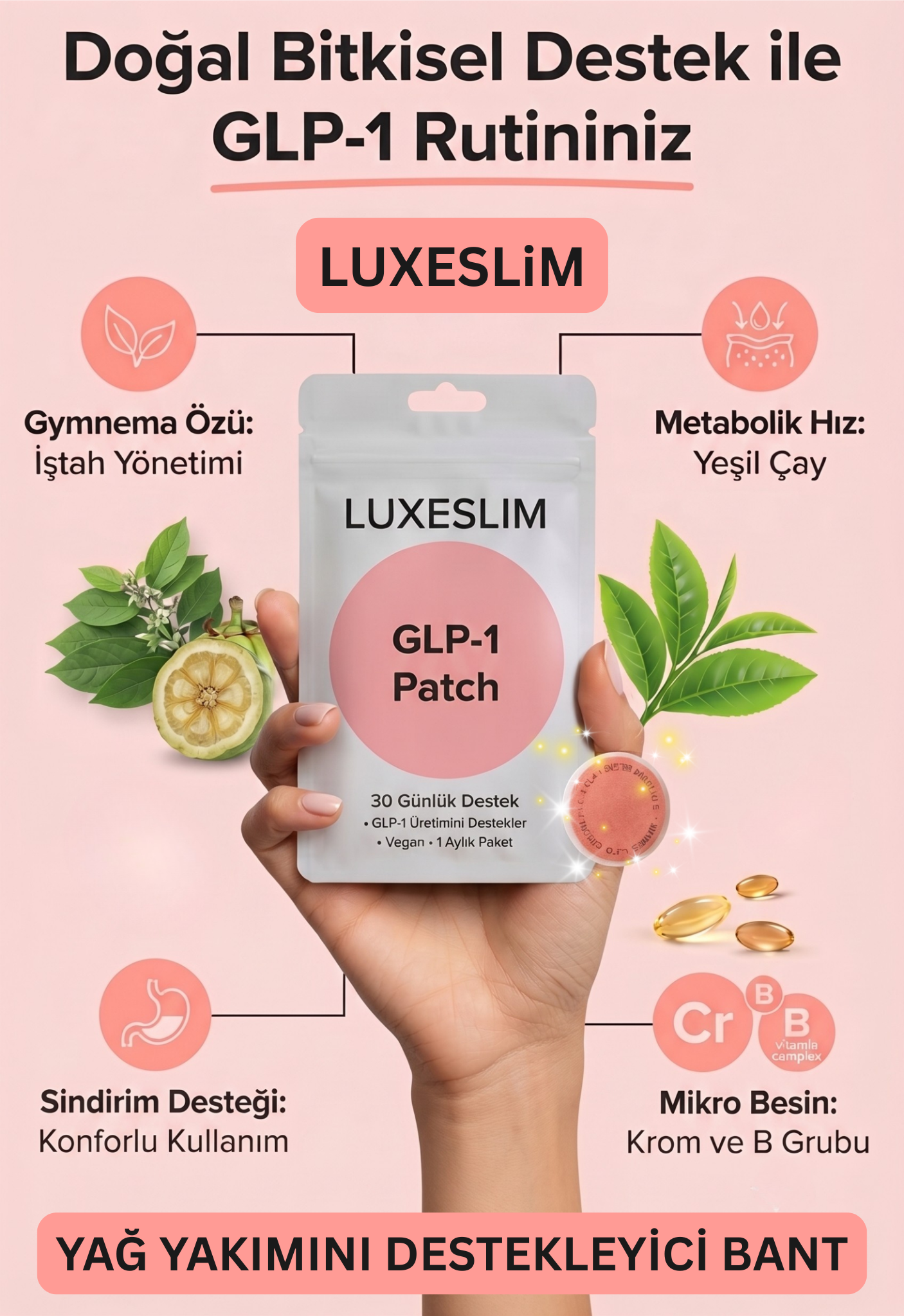Luxeslim Yağ Yakımını Destekleyici Bant
