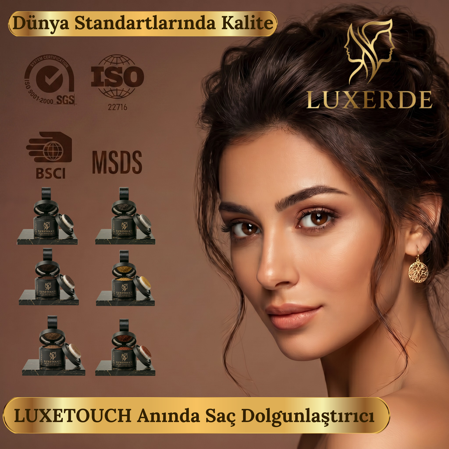 Luxetouch  | Anında Saç Dolgunlaştırıcı | Saçınızdaki Lüks Dokunuş