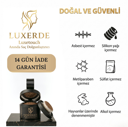 Luxetouch  | Anında Saç Dolgunlaştırıcı | Saçınızdaki Lüks Dokunuş