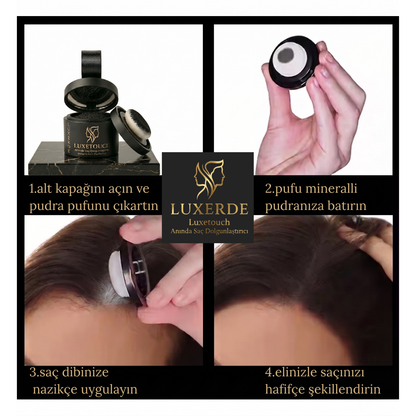 Luxetouch  | Anında Saç Dolgunlaştırıcı | Saçınızdaki Lüks Dokunuş